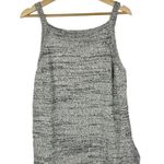 Loft Ann Taylor Marled Navy Blue Gray Knit Sleeveless Sweater Tank Top XL Photo 1