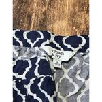 Crown & Ivy  Medium Navy Blue Arabesque V-Neck Sleeveless Tank Photo 2