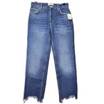 We The Free The Maggie Mid Rise Straight Leg Jeans Size 24 Baggy Boyfriend Fit Photo 3