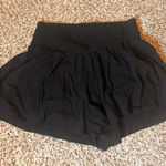 Aerie  Smocked Waist Black Shorts Flowy Casual Comfy‎ Womens Medium M Photo 0