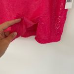 Love the Label NWT Sequin Mini Skirt in hot Pink, Size Small Pink Photo 2