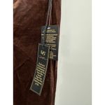 DG2 Brown Faux Suede Wide Leg Pants Size 12 NWT Pull On High Waisted Stretch Photo 6