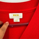 Anthropologie  Maeve Thea V-Neck Sweater size L Photo 4