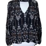 Gimmicks by BKE Gimmicks BKE Buckle Chocker Hi Low Boho Blouse XS Photo 1
