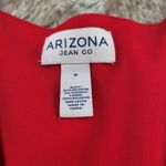 Arizona Jeans Arizona Jean Co Puff Shoulder Polka Dot Cocktail Dress Red Size Medium Photo 2