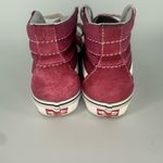 Vans Off the Wall Skateboard High Top Shoes Sneakers Men Sz 5.5 Women 7 Pink Red Photo 5