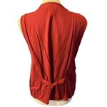 Agapo Multicolor Maroon Tailored Fit Vest Size S Photo 3