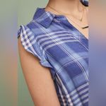 Cloth & Stone Anthropologie Women Sz S Plaid Cottagecore Lumberjack Shirtdress Photo 2