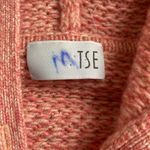 TSE  100% Cashmere Hooded Knit Sweater 3 Button Soft Pink Vintage Photo 2