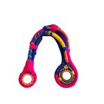 NANNACAY Multicolor Large Straw Woven Straw Tote Bag Pink Photo 8