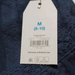 Time & Tru navy blue 100% Cotton skirt NWT Size M Photo 3