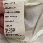 We The Free  White Flowy Cotton Button Down Cool Meadow Boho Top Photo 14