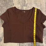 Aerie  Brown Offline Crop Top Photo 4