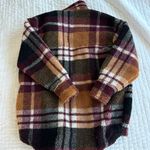 American Eagle American Ease Fuzzy Flannel Jacket Photo 1