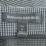 Banana Republic Bi-Stretch Wrap-Front Pencil Skirt Black & White Dot Size 2 Tall Photo 8
