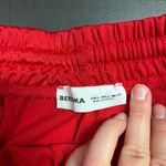Bershka Red Shorts Photo 3