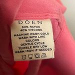 DOEN CAROLYNN MAXI DRESS IN CORAL ROSE SZ XXL Pink Photo 8