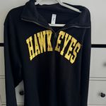 Iowa Quarter Zip Black Size XL Photo 1