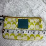 Coach  neon  Summer Satin Signature Wristlet Photo 6