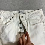 AGOLDE  90s Fit Distressed Jeans in White Out Size 24 Button Fly Closure EUC Photo 2