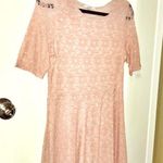Acemi New pink lace fit and flare dress size medium Photo 1