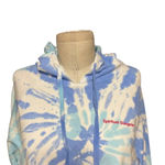 Spiritual Gangster  Tie‎ Dye Luna Crop Hoodie Blue Size Small Photo 2