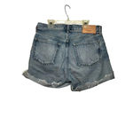 Moussy Vintage Jean Shorts High Waisted Distressed Size 27 Blue Photo 5