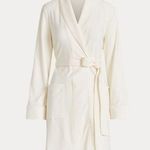 Ralph Lauren Monogram cursive  fuzzy cozy Sherpa robe XL $120 comfy spring Photo 0