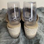 Anthropologie Paseart Tan Wedge Espadrille Shoes with Crossover Design Size undefined Photo 4