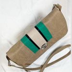 Miche Tan Faux Suede Casi Hip Bag Clutch Cross Body Bag Photo 4