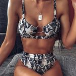 SheIn Snakeskin Bikini Set Photo 0