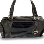 Small Vegan Leather Handbag Black Photo 0