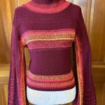 Free People Close To Me Pullover Turtleneck Sweater. Red Photo 0