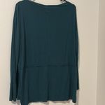 Free People We The Free  Green Long Sleeve Flowy Shirt Size Small Photo 2