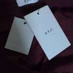 Adam Levine A.L.C. Javier Split Hem Pants in Sangria – Size 8 – NWT Photo 12