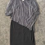 Connected Apparel  Metallic Cape dress August sale Photo 3