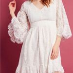 Modcloth Through The Blue Bells Dress Lace Bell Sleeves Size 2x Romantic Wedding Photo 1