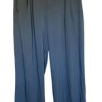 J.Inc flowy blue slacks pockets women's size M trousers high waist wide leg Size M Photo 0