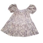 Anthropologie By Together Floral Dress Womens Small Puff Sleeve Bohemian Photo 4