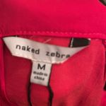 Naked Zebra Sale! π₯π₯ NWT! Mock Neck Mini Dress with Drawstring Size Medium Photo 3