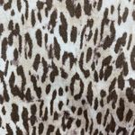 Chico's  Jeans 3 Leopard Print Brown White Tapered Ankle Stretch Denim XL 16‎ Photo 2