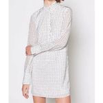 Joie  PRYNN POLKA DOT BLACK WHITE TUNIC SILK DRESS M Photo 7