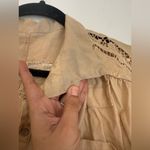 Free People Intimately Oversized Romper Embroidered The Jomo Festival Linen Sz S Photo 3