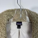 Patagonia Los Gatos Tan Brown Full Zip Sherpa Sleeveless Vest Jacket Large L Photo 3