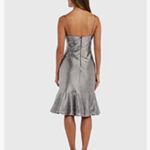 Nightway Silver Sparkle Metallic Dress Photo 1