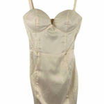Tobi Bodycon Corset Top Ivory Dress Size Small Photo 0