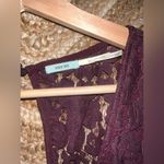 Urban Outfitters  Kimchi Womens Purple Floral Lace Short Sleeve Dress,Size M Photo 2