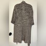 Alfani  Open-Front Cardigan Long Plus Size ‎ Knitted Brown White 3/4 Sleeves 2X Photo 1