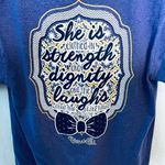 Blessed Girl  Purple Inspirational Graphic Tee S Photo 3