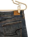 American Eagle Outfitters Denim High Rise Mini Skirt Dark Wash Blue Size 12 32 Photo 4